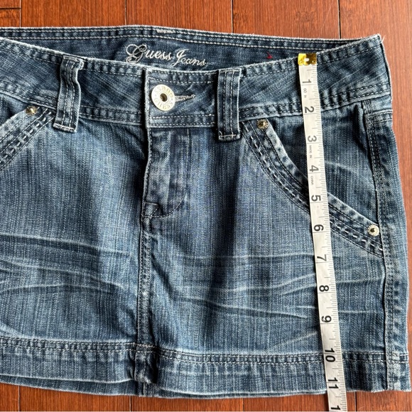 Guess Blue Denim Mini Skirt - Picture 7 of 7